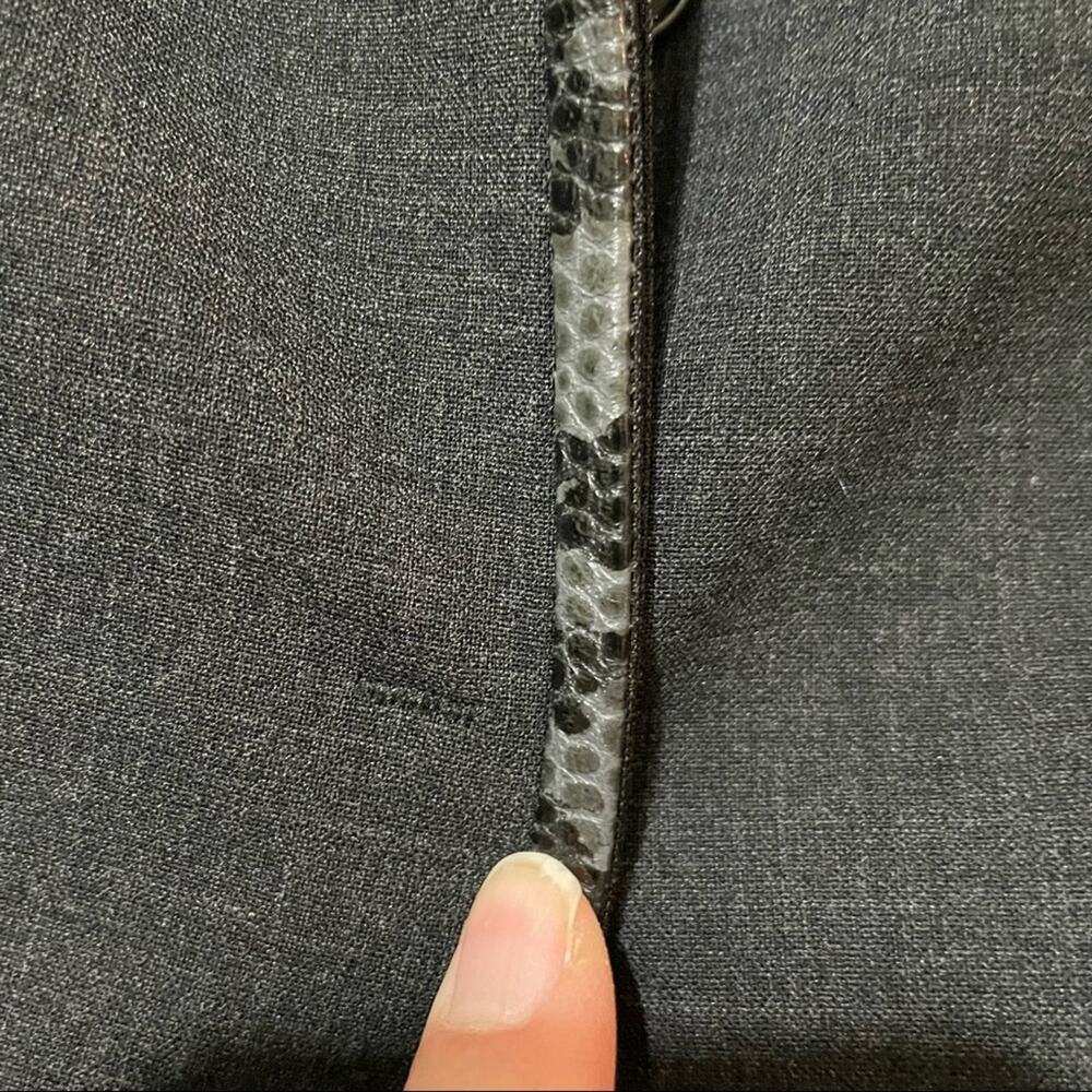 Worth Black Structured Wool Button Up Blazer Jack… - image 2